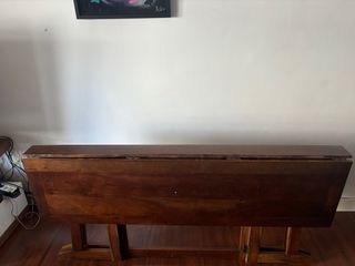 Mesa comedor madera plegable