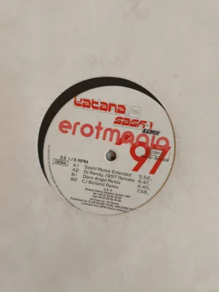 Katana Sask Erotmania '97 Remix Vinilo