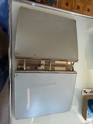 Archivador antiguo de metal. Americano .