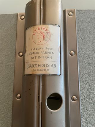 Archivador antiguo de metal. Americano .