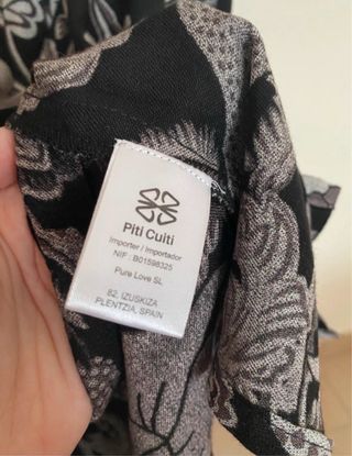 Blusa Piti Cuiti Estampada Talla S