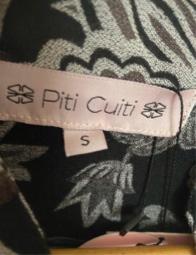 Blusa Piti Cuiti Estampada Talla S
