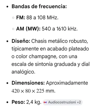 Sintonizador Marantz ST310 vintage japones
