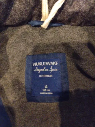 Chaquetón invierno talla 14-160cm