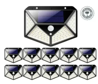 10 Faretti Solari LED con Sensore Movimento NUOVI