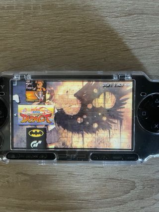 PSP 3000 Sony con UMD y tarjeta