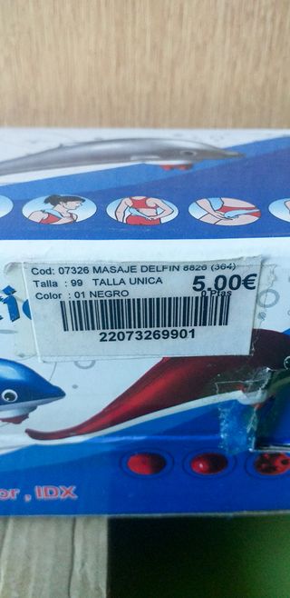 Aparato Masaje Delfín a Pilas