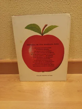 Libro infantil de1982 Historia de una manzana roja