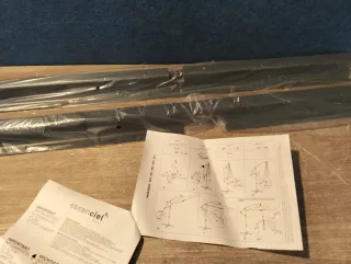 Sombrilla, Acero poliéster, Gris Oscuro, 3 m