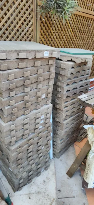 Losetas composite exterior 40x40 cm