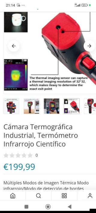 Cámara Térmica NF-521 Nueva