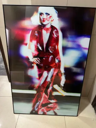 Cuadro moderno mujer abstracta 85x125