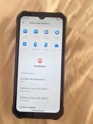 OUKITEL WP36 8GB/128GB Negro