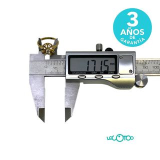 Anillo Oro 18K Circonitas 2,60g