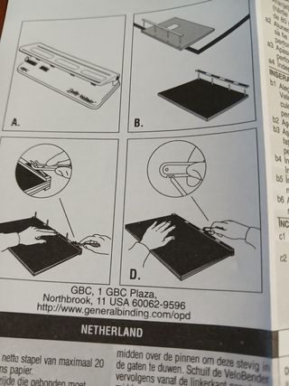 Rilegatrice Manuale GBC Desktop VeloBinder