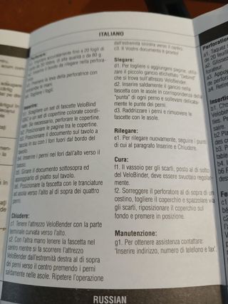 Rilegatrice Manuale GBC Desktop VeloBinder