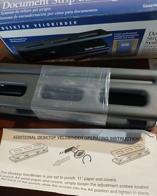 Rilegatrice Manuale GBC Desktop VeloBinder