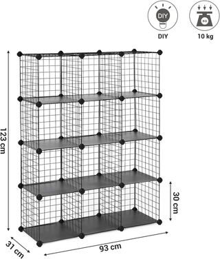 Estantería Modular SONGMICS 12 Cubos