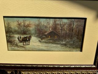 Quadro antico olio 1925