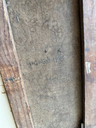 Quadro antico olio 1925