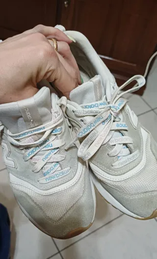 New Balance Scarpe da Ginnastica Grigio/Bianco Tg