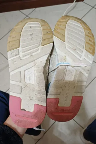 New Balance Scarpe da Ginnastica Grigio/Bianco Tg