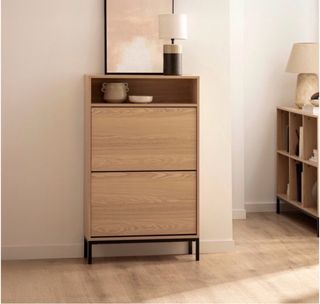 Mobile scarpiera KLAST in legno e metallo