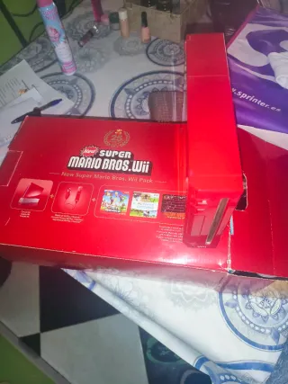Consola Wii Super Mario Bros. Roja