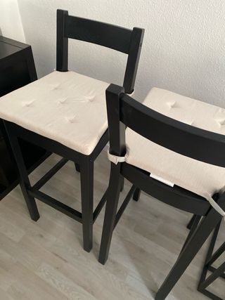 Taburete NORDVIKEN IKEA Negro
