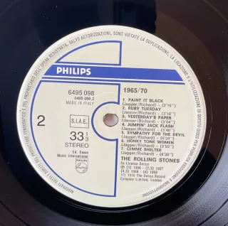 Vinile The Rolling Stones 1965/70