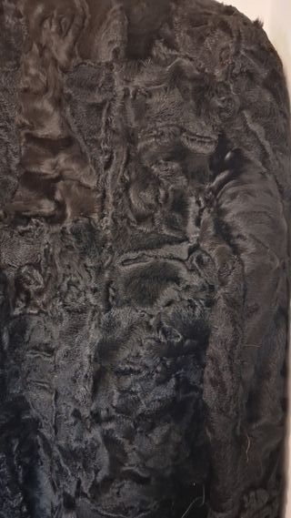 Chaquetón Piel Astrakán Berni Furs Negro