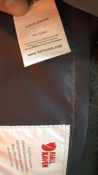 Zaino Fjallraven Kanken Grigio Originale