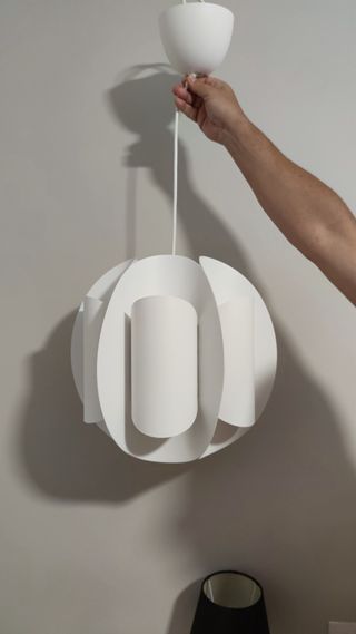 Lámpara de techo colgante blanca