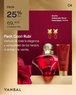 Pack Ccori Rubí Yanbal Perfume y Loción
