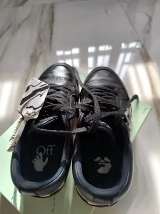 Scarpe Off-White Uomo Pelle Nera