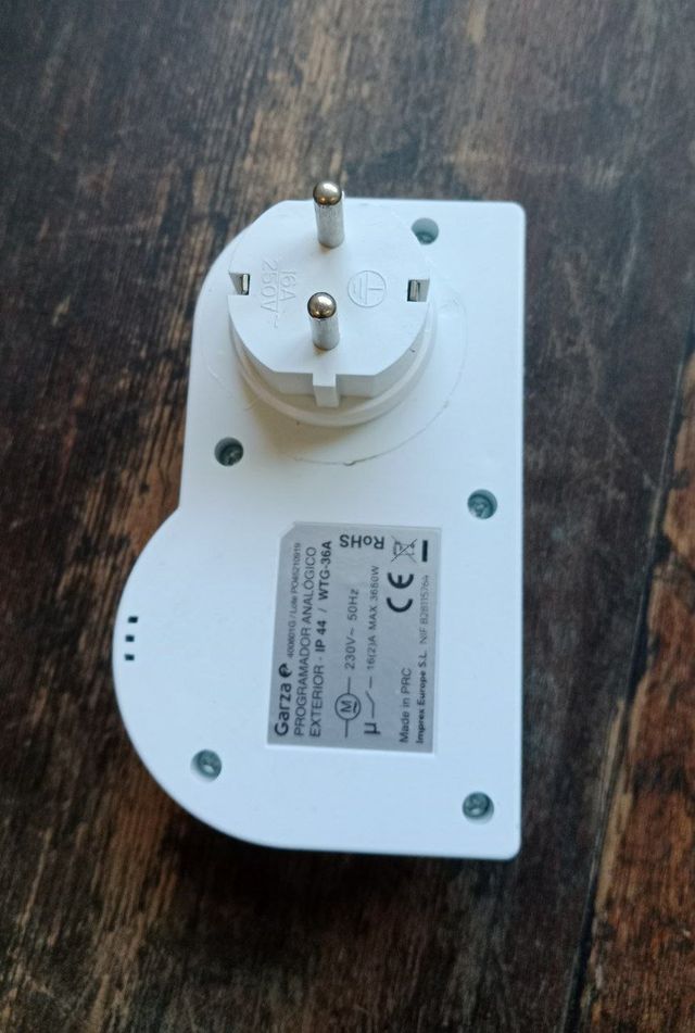 Programador Analógico Garza IP44 Exterior