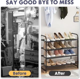 Estantería Zapatera Metálica 4 Niveles