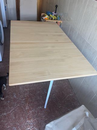Mesa comedor abatible PINNTORP 67/124x75cm