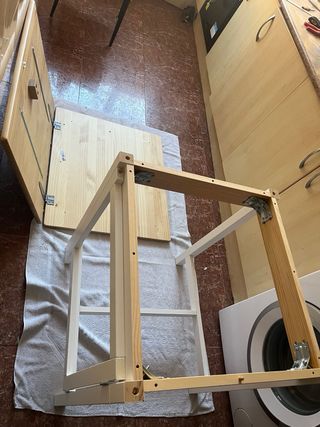 Mesa comedor abatible PINNTORP 67/124x75cm