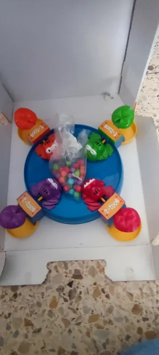 Juego de mesa ranitas tragabolas