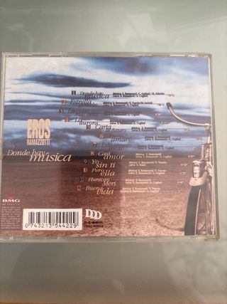 CD Eros Ramazzotti - Donde hay música