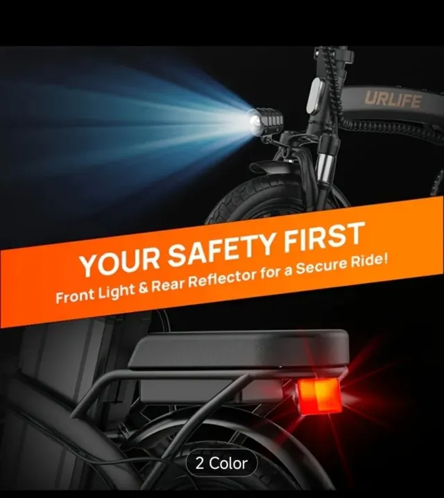 Bicicleta Eléctrica Plegable urlife F1L 35.56cm