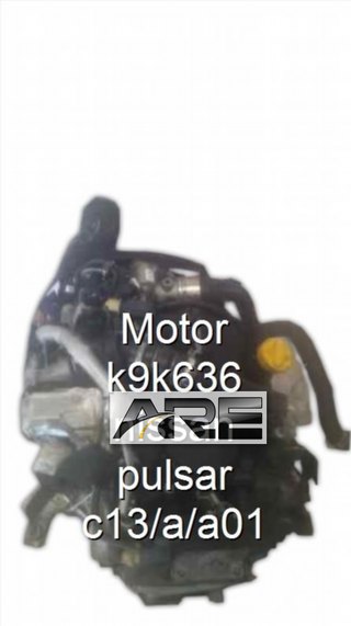 motor K9K636 Nissan Pulsar 1.5 DCI diésel