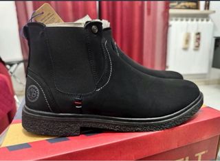 Stivaletti Cotton Belt uomo neri