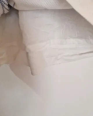 Vestito Zara BASIC – Bianco e Blu – Taglia L