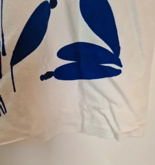 Vestito Zara BASIC – Bianco e Blu – Taglia L