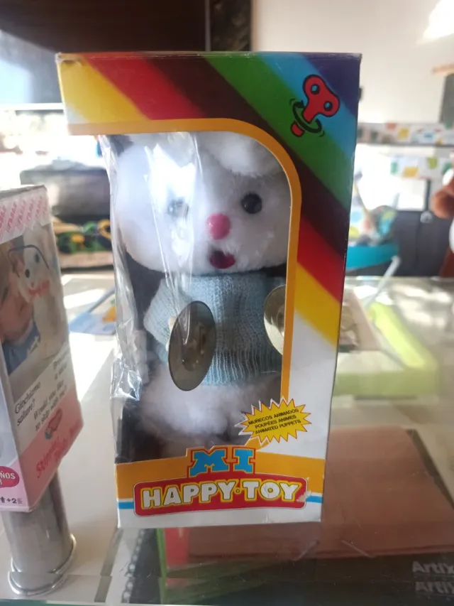 Osito saltarín saltacomba-conejo pandereta