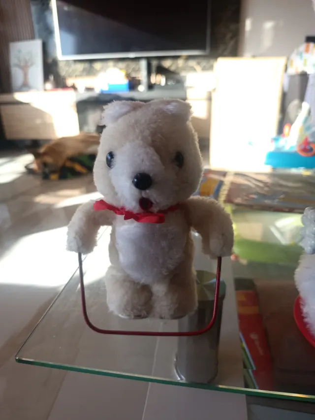 Osito saltarín saltacomba-conejo pandereta