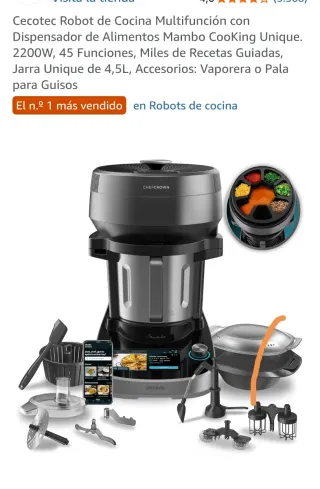Robot Cocina Cecotec Mambo Unique 2200W