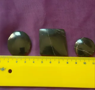 Cabujones de Ónix Negro